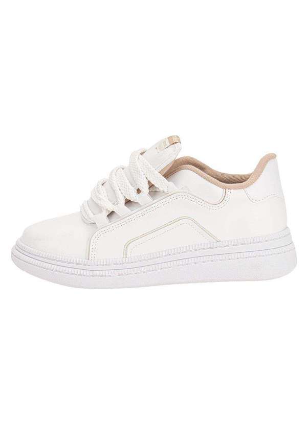 Moleca - Tênis Feminino Casual Moleca 5816105 - Branco 2