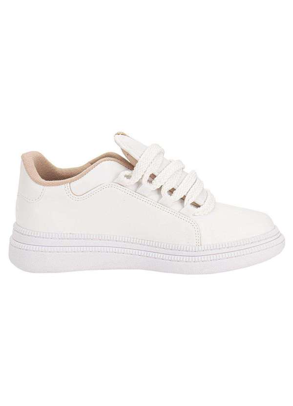 Moleca - Tênis Feminino Casual Moleca 5816105 - Branco 5