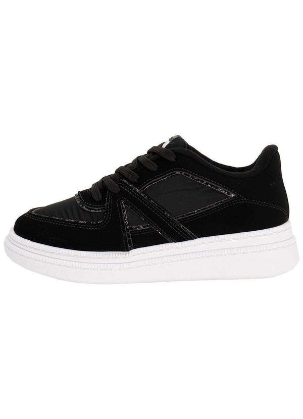 Moleca - Tênis Feminino Casual Moleca 5816108 Preto 2