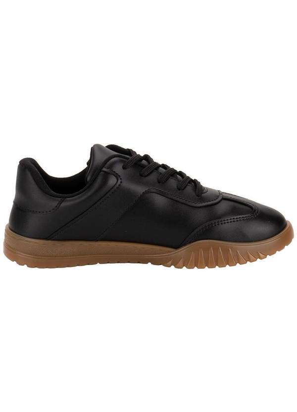 Moleca - Tênis Feminino Casual Moleca 5817101 - Preto 4