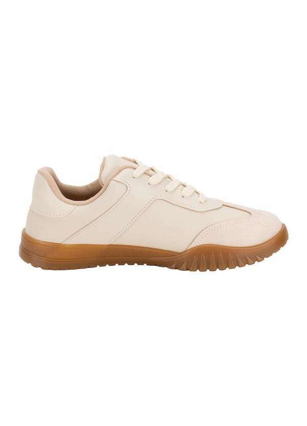 Moleca - Tênis Feminino Casual Moleca 5817101 - Marfim 4