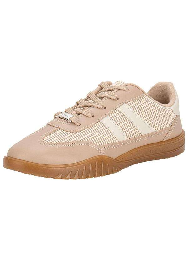 Moleca - Tênis Feminino Casual Moleca 5817104 - Bege