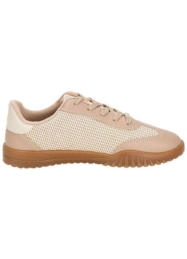 Moleca - Tênis Feminino Casual Moleca 5817104 - Bege 5