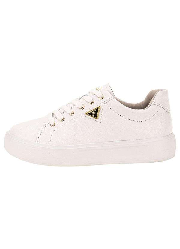 Pegada - Tênis Feminino Casual Pegada 211209 - Branco 2