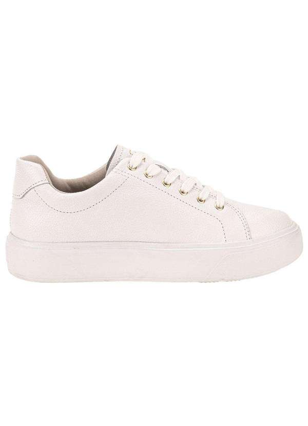 Pegada - Tênis Feminino Casual Pegada 211209 - Branco 5