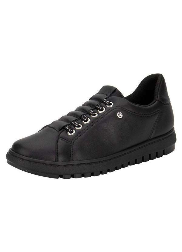 Piccadilly - Tênis Feminino Casual Piccadilly 937005 - Preto
