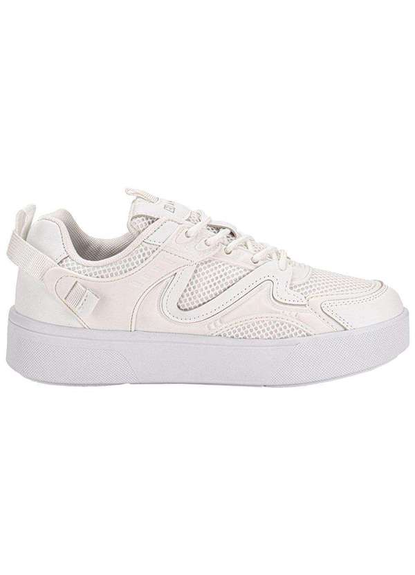 Ramarim - Tênis Feminino Casual Ramarim 2483232 - Bege/Branco 5