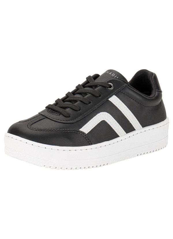 Ramarim - Tênis Feminino Casual Ramarim 2491103 - Preto/Branco 1