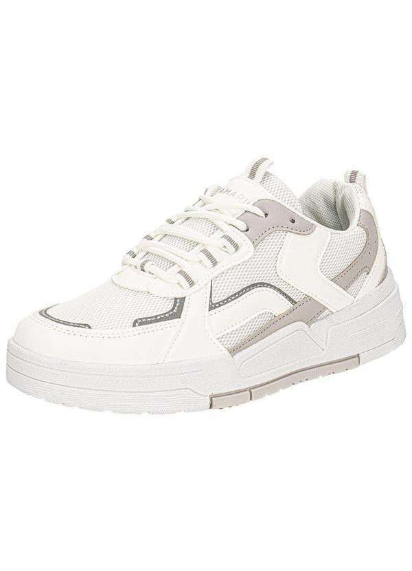 Ramarim - Tênis Feminino Casual Ramarim 2589235 - Bege/Branco