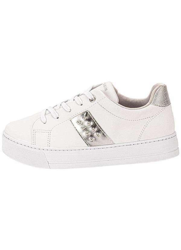 Ramarim - Tênis Feminino Casual Ramarim 2593121 - Branco/Cinza 2
