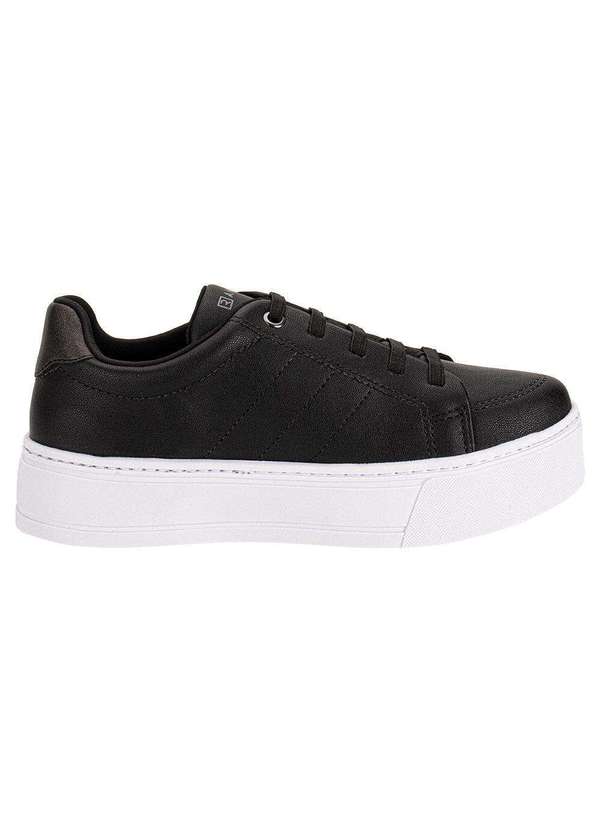 Ramarim - Tênis Feminino Casual Ramarim 2597121 - Preto/Branco 5