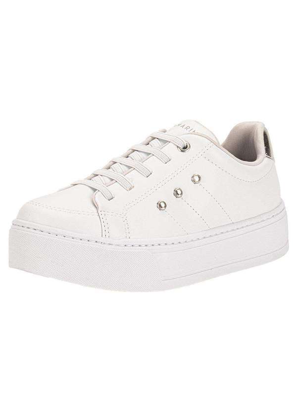 Ramarim - Tênis Feminino Casual Ramarim 2597121 - Branco/Cinza 1