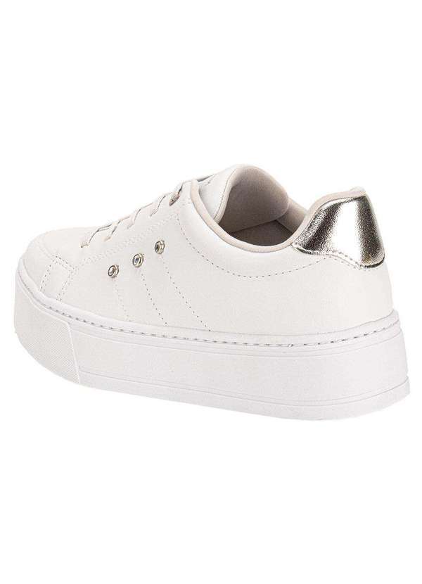 Ramarim - Tênis Feminino Casual Ramarim 2597121 - Branco/Cinza 3