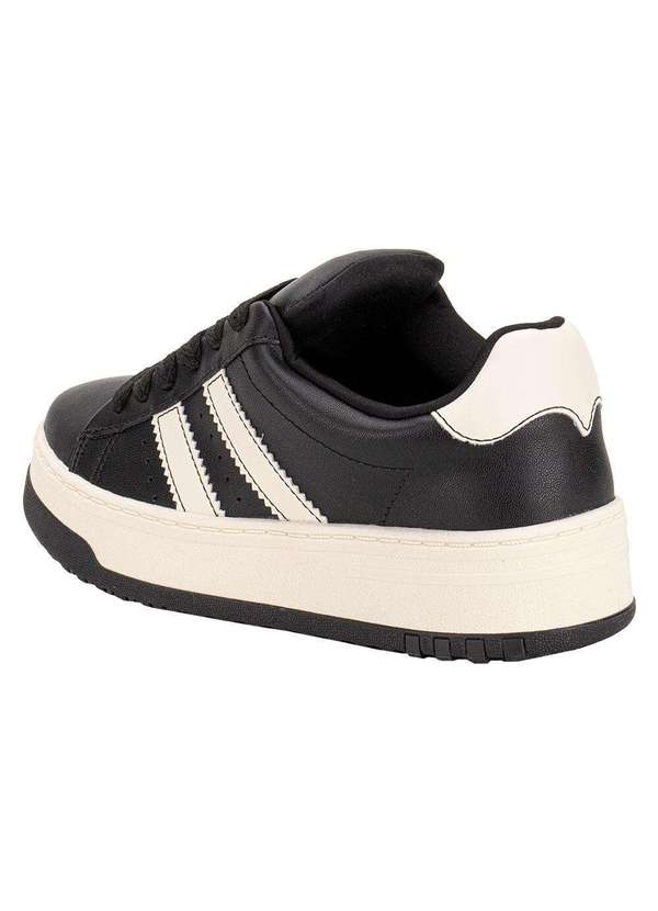 Ramarim - Tênis Feminino Casual Ramarim 2599201 - Preto/Bege 3