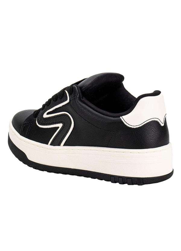 Ramarim - Tênis Feminino Casual Ramarim 2599202 - Preto/Bege 3