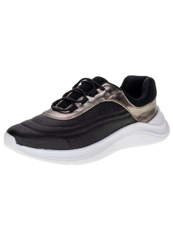 Usaflex - Tênis Feminino Casual Usaflex Ah1204 - Preto