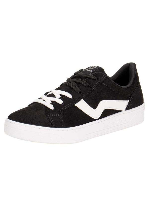 Via Marte - Tênis Feminino Casual Via Marte 020004 - Preto/Branco