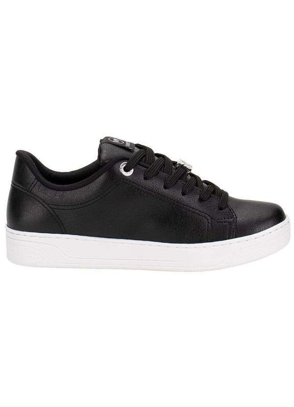 Via Marte - Tênis Feminino Casual Via Marte 020012 Preto/Branco 5