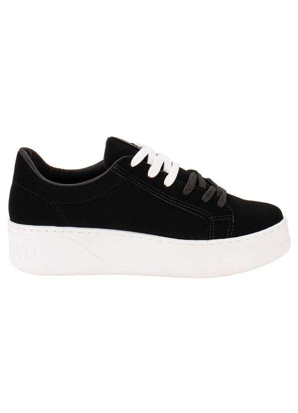 Via Marte - Tênis Feminino Casual Via Marte 023011 - Preto/Branco 5