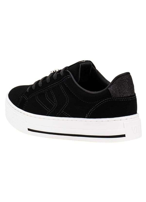 Via Marte - Tênis Feminino Casual Via Marte 027003 - Preto/Nobuck 3