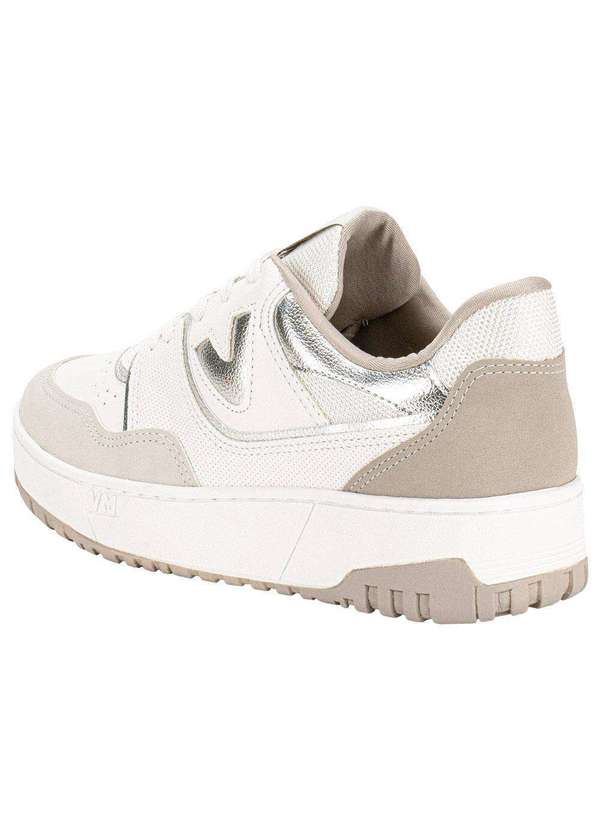 Via Marte - Tênis Feminino Casual Via Marte 042004 - Branco/Cinza 3