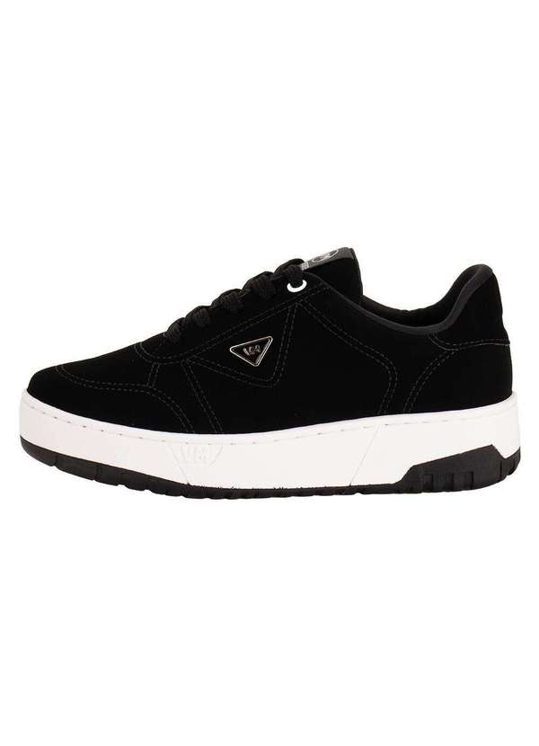 Via Marte - Tênis Feminino Casual Via Marte - 042008 - Preto/Nobuck 1