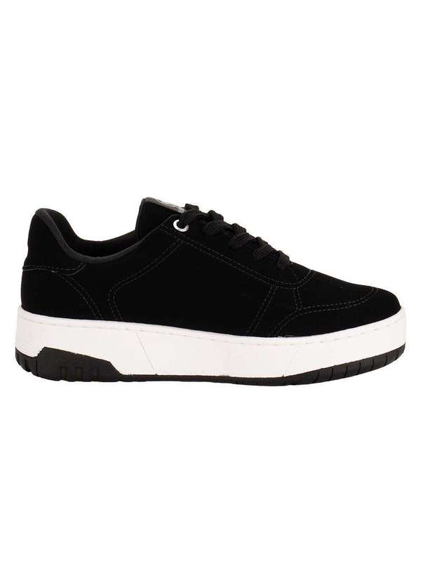 Via Marte - Tênis Feminino Casual Via Marte - 042008 - Preto/Nobuck 3