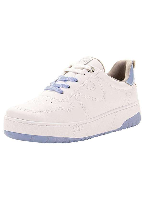 Via Marte - Tênis Feminino Casual Via Marte 042011 - Branco/Azul
