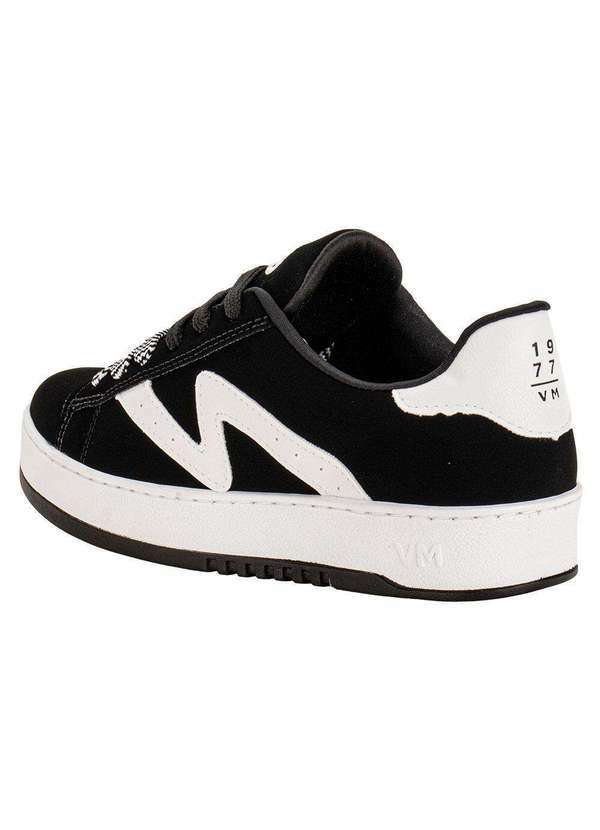 Via Marte - Tênis Feminino Casual Via Marte 069007 - Preto/Branco 3