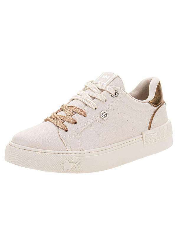 Via Marte - Tênis Feminino Casual Via Marte 121001 - Bege