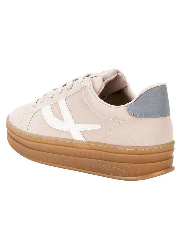 Via Marte - Tênis Feminino Casual Via Marte 156002 - Bege 3
