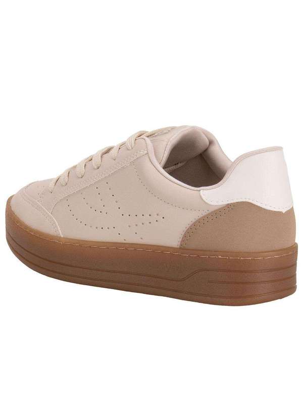 Via Marte - Tênis Feminino Casual Via Marte 214001 - Bege 3