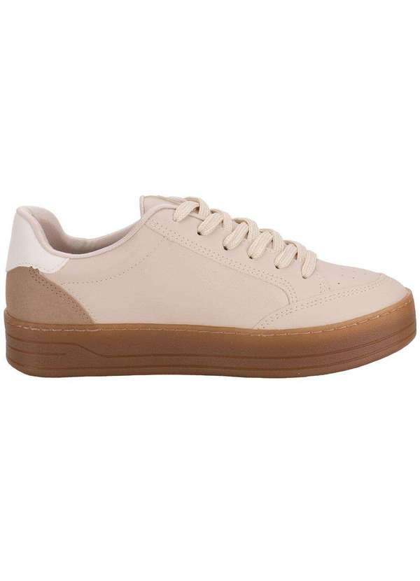 Via Marte - Tênis Feminino Casual Via Marte 214001 - Bege 4