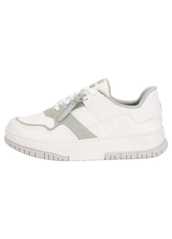 Via Marte - Tênis Feminino Casual Via Marte 219003 Branco/Verde 2