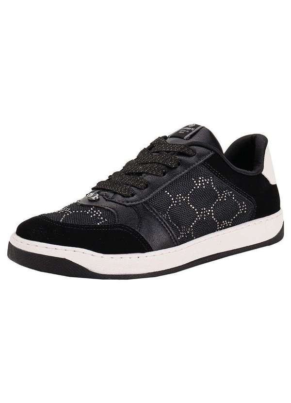 Via Marte - Tênis Feminino Casual Via Marte 220001 - Preto/Branco