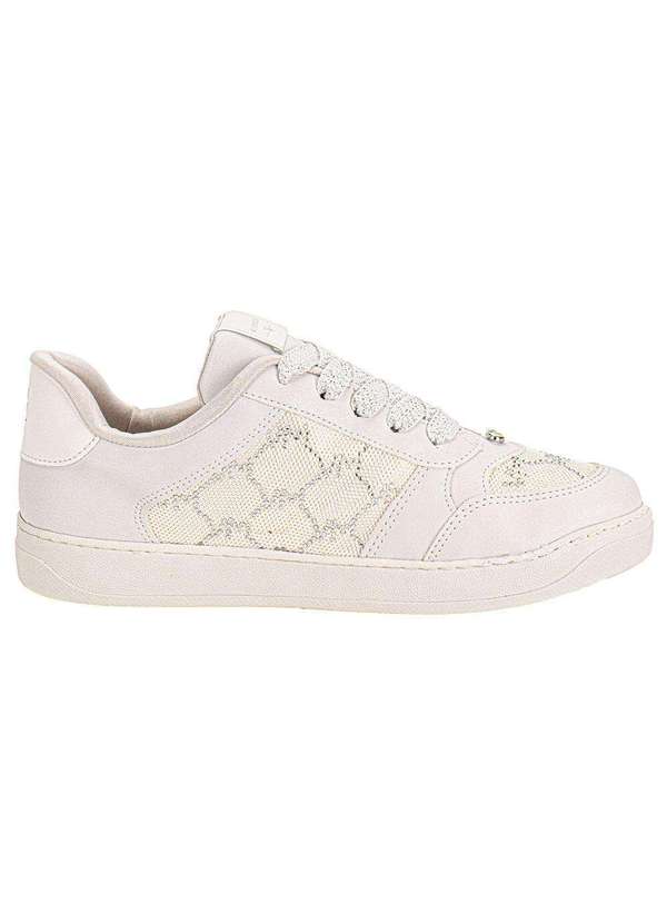 Via Marte - Tênis Feminino Casual Via Marte 220001 - Branco/Cinza 5
