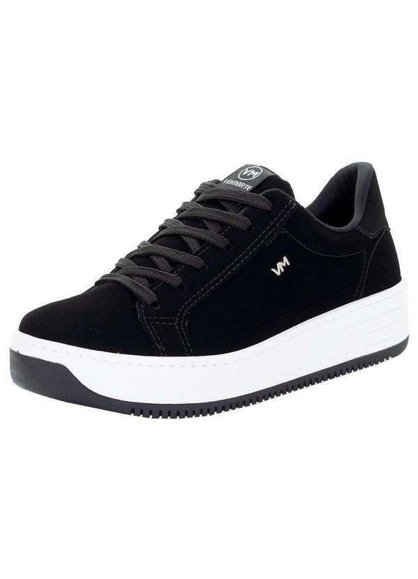 Via Marte - Tênis Feminino Casual Via Marte - 2210407 - Preto/Nobuck