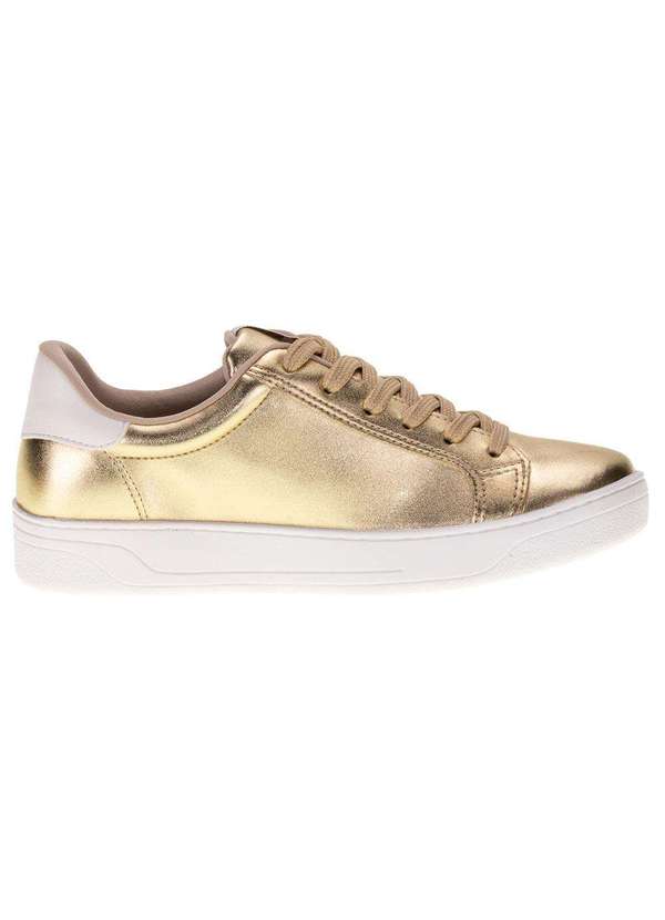 Via Marte - Tênis Feminino Casual Via Marte - 221306 - Ouro 5