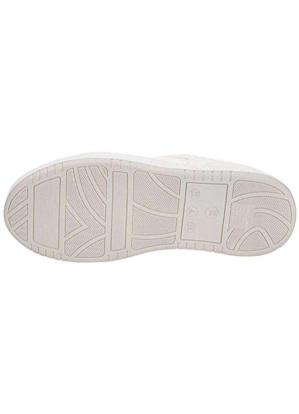 Via Marte - Tênis Feminino Casual Via Marte 225007 - Branco/Cinza 4