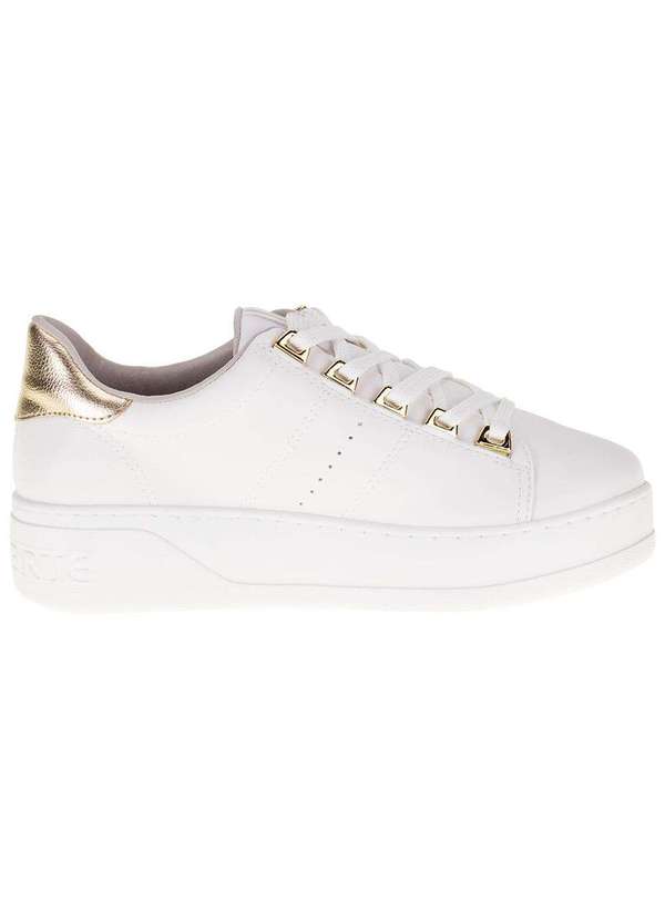 Via Marte - Tênis Feminino Casual Via Marte - 231506 - Branco/Bege 5