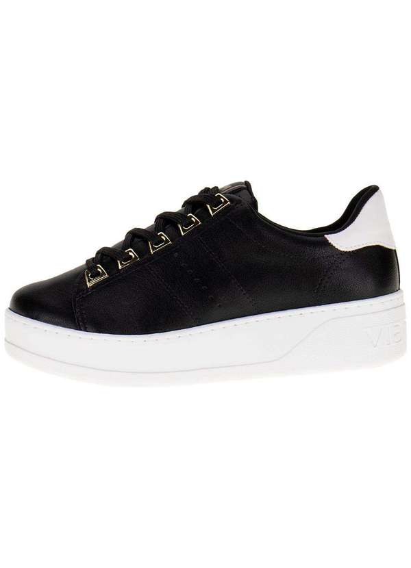 Via Marte - Tênis Feminino Casual Via Marte - 231506 - Preto/Branco 2