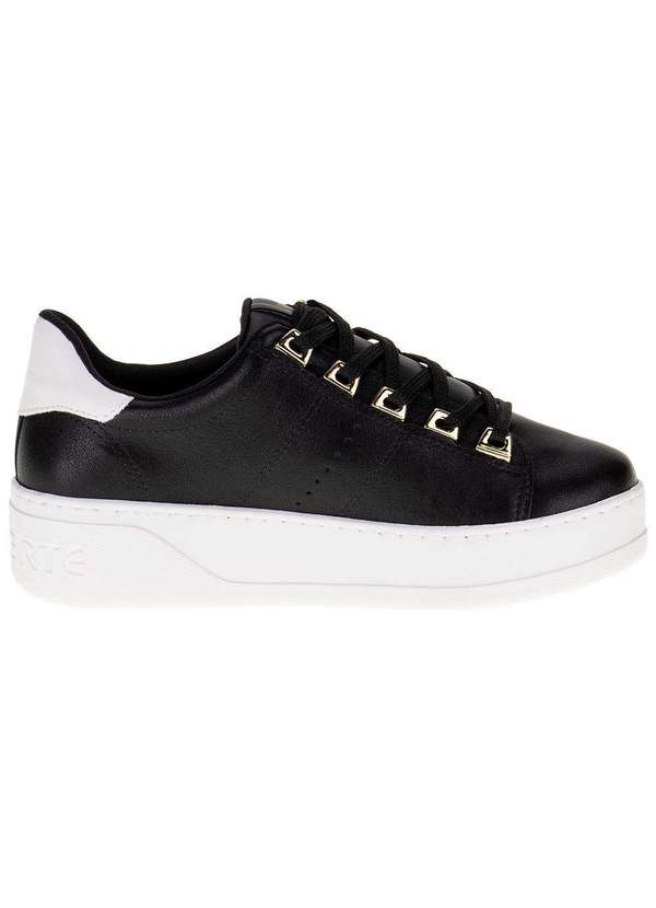 Via Marte - Tênis Feminino Casual Via Marte - 231506 - Preto/Branco 5