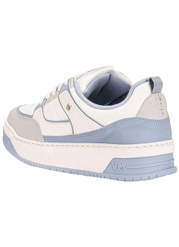 Via Marte - Tênis Feminino Casual Via Marte 232006 Branco/Azul 3