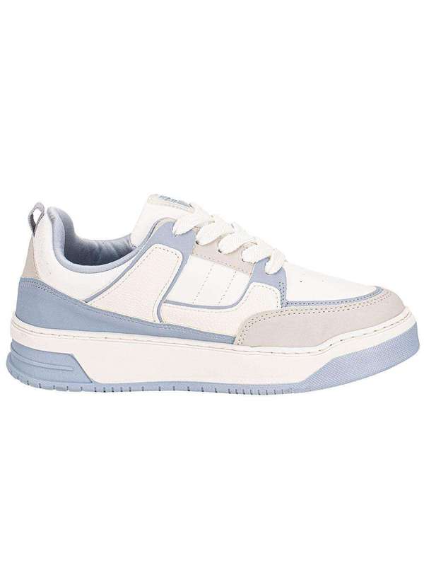 Via Marte - Tênis Feminino Casual Via Marte 232006 Branco/Azul 5
