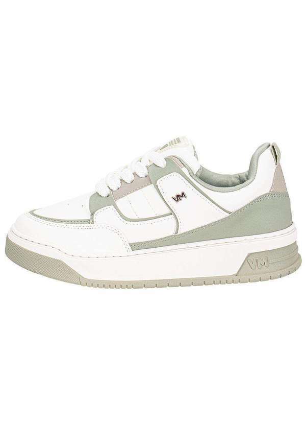 Via Marte - Tênis Feminino Casual Via Marte 232006 Branco/Verde 2