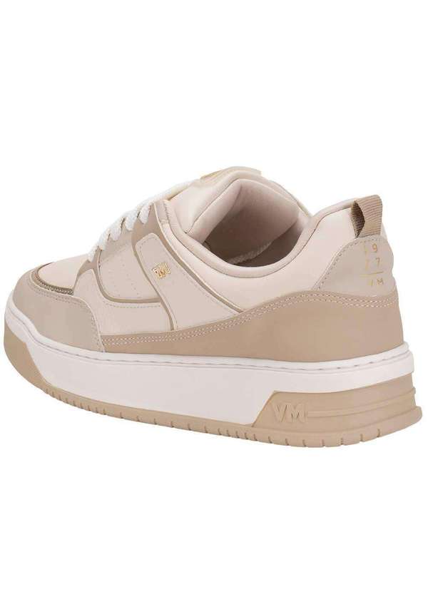 Via Marte - Tênis Feminino Casual Via Marte 232006 Bege/Branco 3