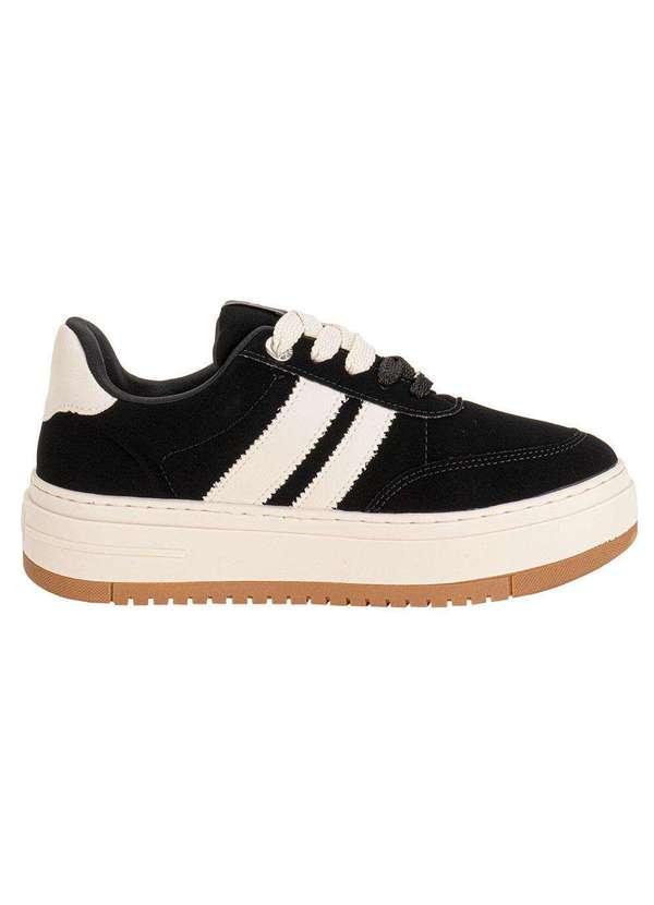 Via Marte - Tênis Feminino Casual Via Marte 233004 - Preto/Nobuck 5