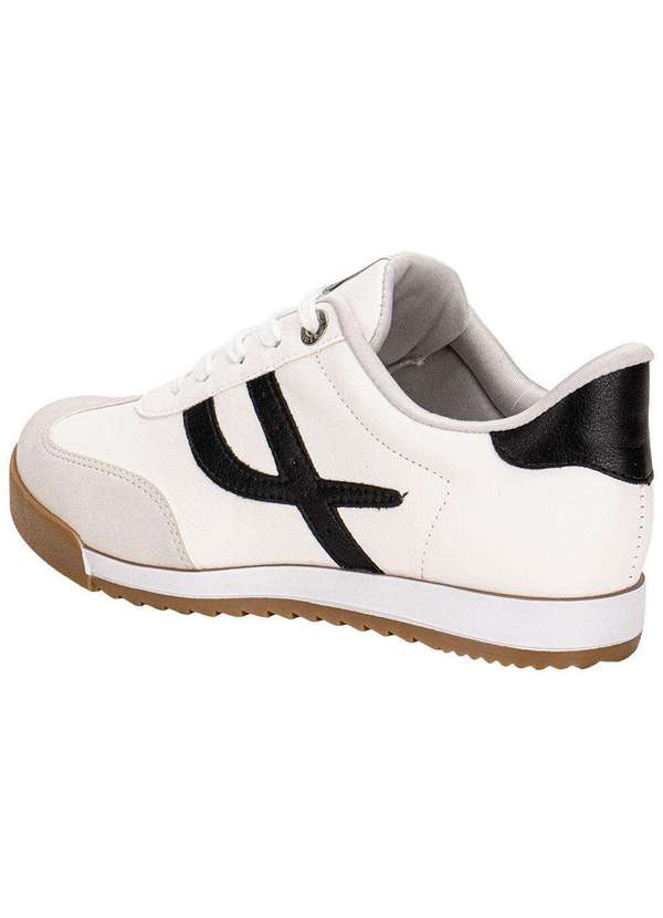 Via Marte - Tênis Feminino Casual Via Marte 237003 - Branco/Preto 3
