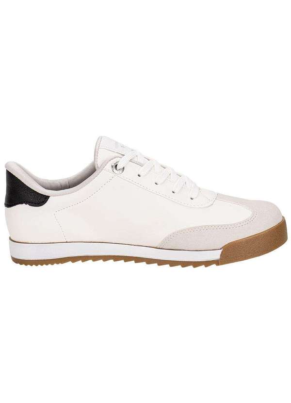 Via Marte - Tênis Feminino Casual Via Marte 237003 - Branco/Preto 5