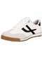 Via Marte - Tênis Feminino Casual Via Marte 237003 - Branco/Bege - variação: - BRANCO/PRETO
